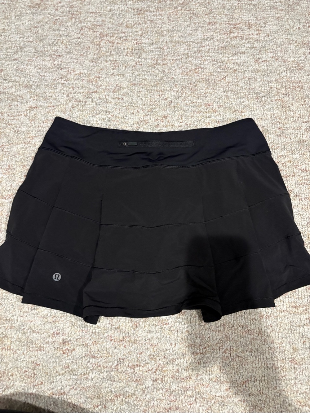 lululemon athletica Black Performance Skort with Built-In Short